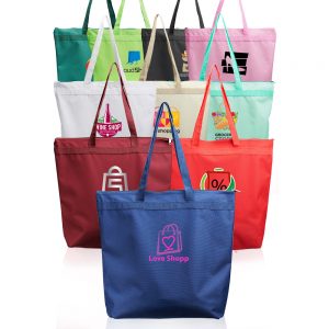 Oversized Candid Tote Bags with Zipper A104CB