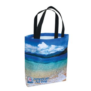 AMSUB1313 Dye Sublimation American Made Polyester Tote Bag