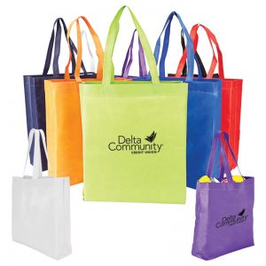 Heat Sealed Non Woven Value Tote With Gusset BG203
